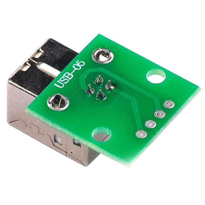 

2 х Usb Тип B муфтовый стыковочный переводник коммутационная плата 2,54 мм Шаг В комплект поставки входит адаптер