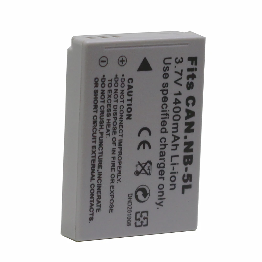 Аккумуляторные батареи Doscing NB 5L 1400 мАч для цифровых камер Canon PowerShot SX230 HS SX210 SX200 S100