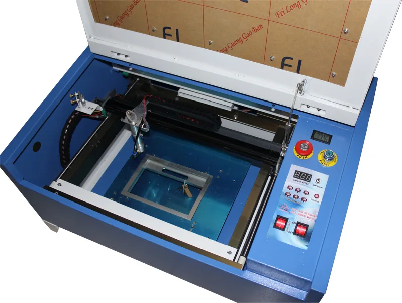 

LY 50w Desktop co2 laser engraver 3040 with rotary axis for wood, Leather, Acrylic