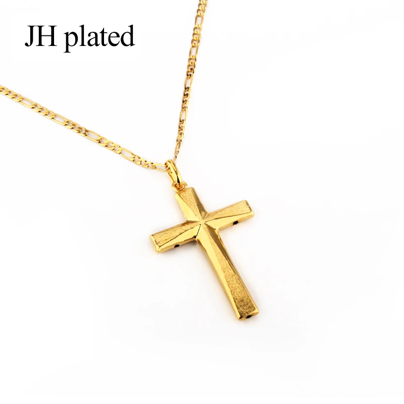 JHplated 2019 новые модные ювелирные изделия золотой цвет распятия Иисуса религиозный