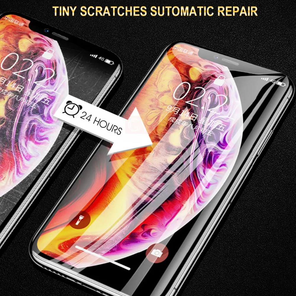 10D Гидрогелевая пленка для iPhone 11 Pro Max 2019 нано Защита экрана мягкая ТПУ