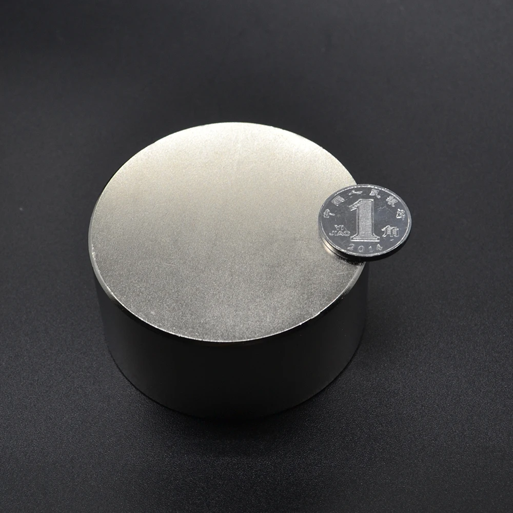 Неодимовый магнит N52 60 х30 мм новый супермощный круглый из галлия и металла х30|magnet