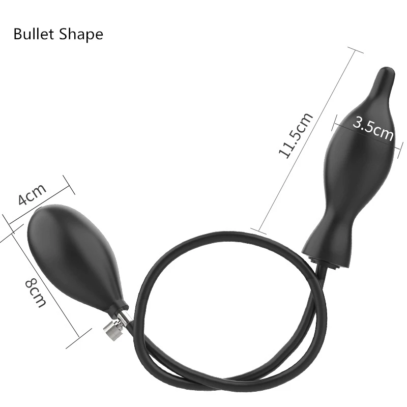 Huge Inflatable Anal Plug Silicone Expander Dilatador Vaginal Dilator Anus Stimulate Butt Sex Toys for Men | Красота и здоровье