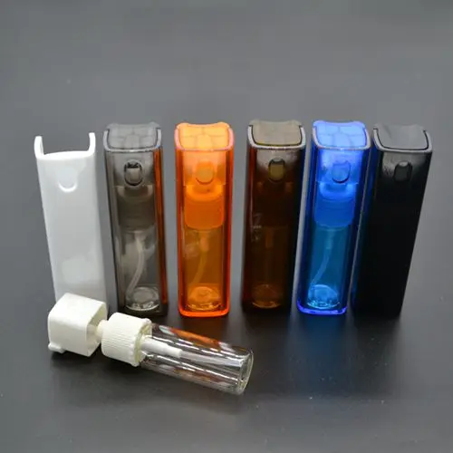 Spray de perfume de plástico vazio com 10ml, utensílio pulverizador para garrafa de perfume, perfumes, cosméticos, atomizador e maquiagem