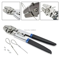 haicable hl 700b fishing crimping tool pliers with aluminum or copper sleeves max dia 2 2mm wrie rope fishing crimper