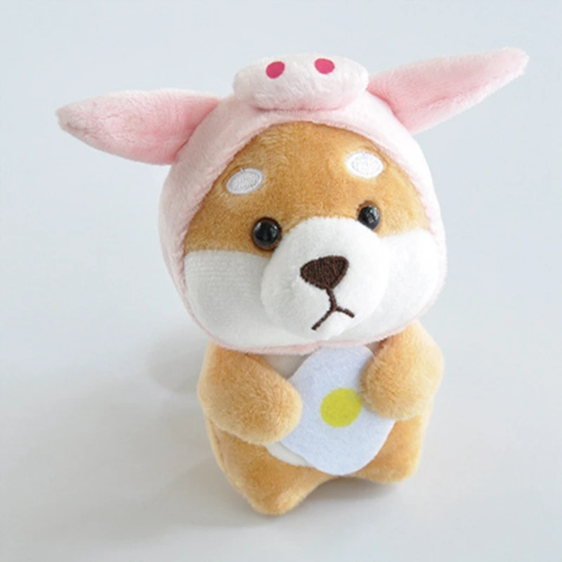 Piggy Kawaii мягкие животные Шиба ину одеваются единороги плюшевые игрушки милый мультфильм плюшевые животные Шиба Мягкая Кукла рождественские детские игрушки подарки - Цвет: Piggy