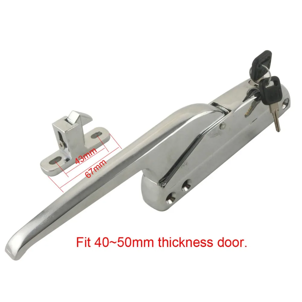 1 шт. дверная ручка замок пружинная защелка с ключами подходит 40 ~ 50 мм толщина