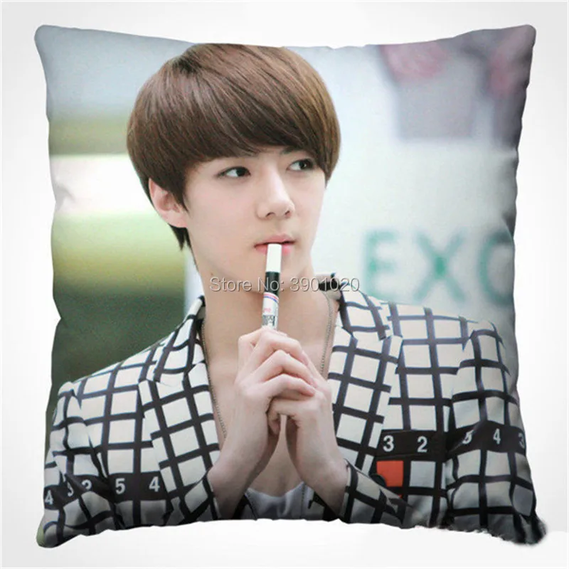 Sehun Boyfriend kpop Женская квадратная Подушка по индивидуальному заказу|Подушки на