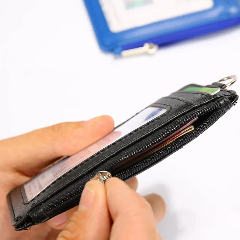 Manywe мини женская мягкая кожаная сумка для карт Кредитная карта CaseID держатель