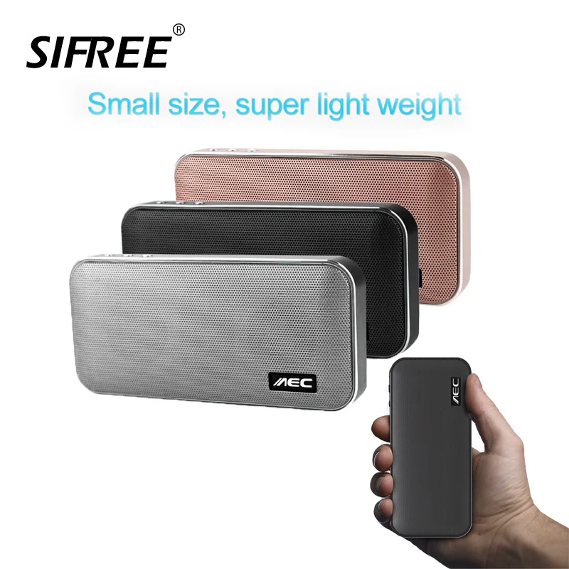 Беспроводной мини динамик с супер басами Bluetooth портативная звуковая система 3D