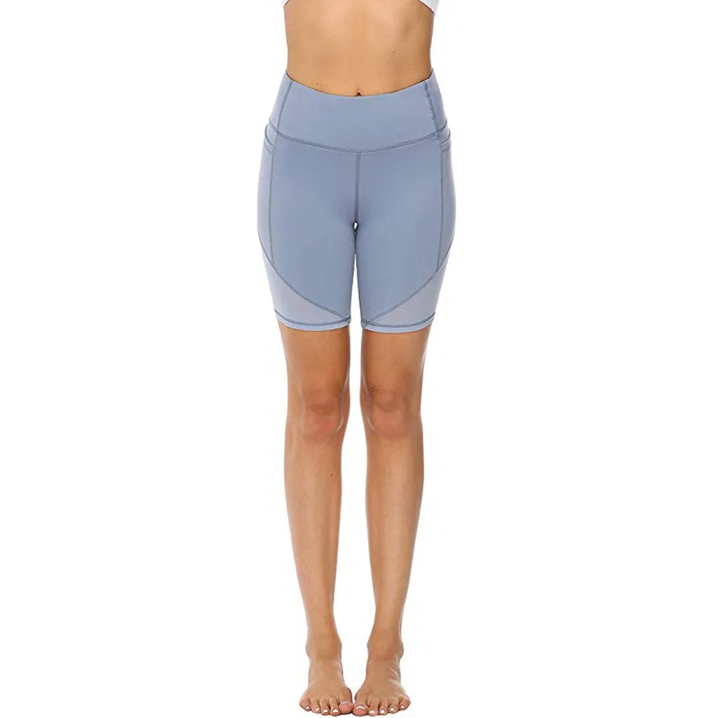 sports leggings fitness women High Waist Yoga Short Abdomen Control Training Running Yoga mallas deportivas mujer#g2
