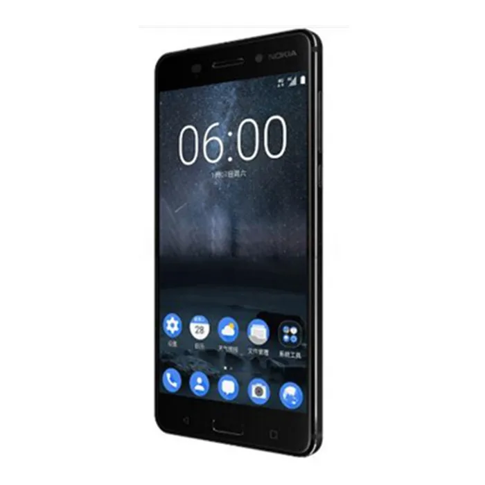 Оригинальный смартфон Nokia 6 Android 7 0 Nougat Wi Fi 5 дюйма 4 Гб ОЗУ 64 ПЗУ сканер отпечатка