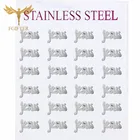 Серьги с изображением Христа Иисуса, буквы, слова, уха, гвоздики, из нержавеющей стали, для женщин и мужчин, ювелирные изделия с Богом, религиозной верой, Accosseries, мужские серьги