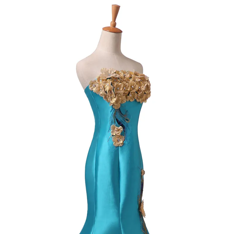 Модное Новое поступление элегантное вечернее платье Vestido de Festa роскошное