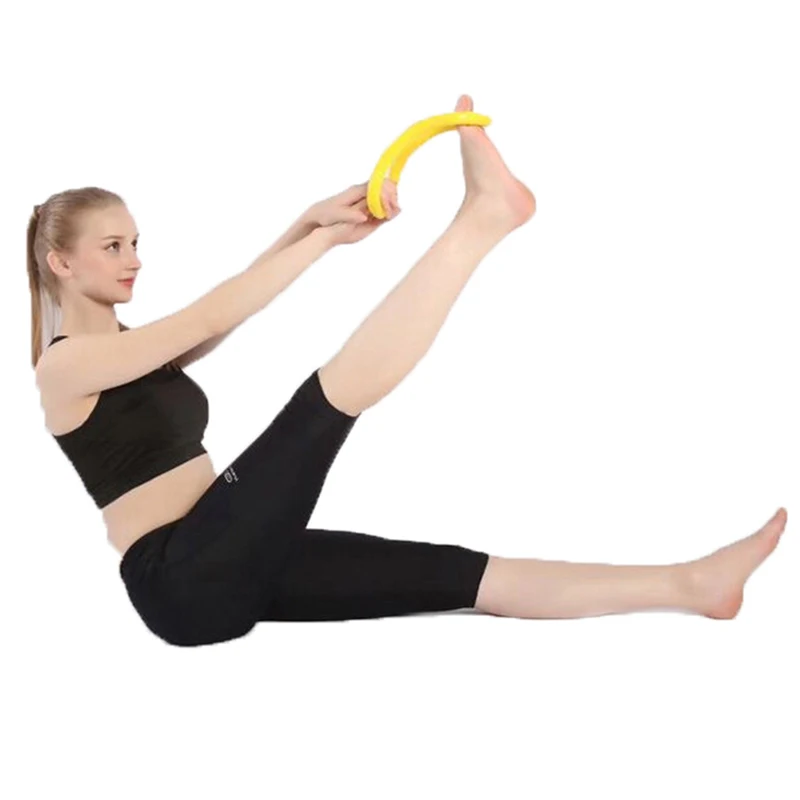 Йога гибкое растягивающее Кольцо Пилатес Спорт Тренажерный зал тело фитнес