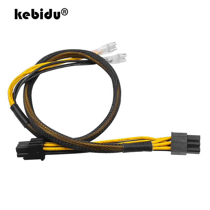 Лидер продаж 2020 силовой кабель PCI E экспресс 50 см двойной блок питания 6 контактный