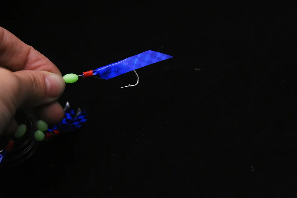 2 упаковки крючков № 7 2/0 # рыболовные Крючки sabiki приманка 4 руки рыболовная ручной