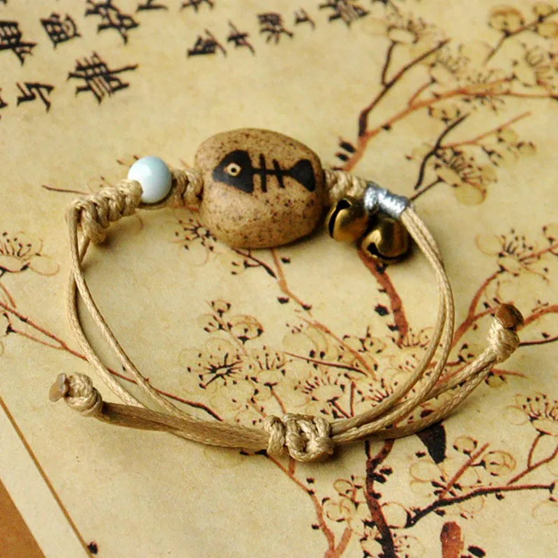 Браслеты для рыбы подвески в виде керамических бусин браслет с бронзовым