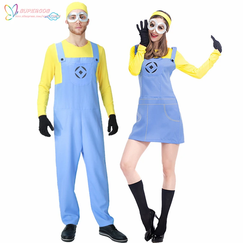 Новейшая Форма миньонов Комбинезоны для влюбленных Косплей Костюм
