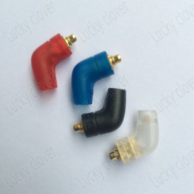 4 шт. встроенные L образные штырьковые разъемы для наушников Shure SE215 / SE315 SE425 SE535 UE900|l