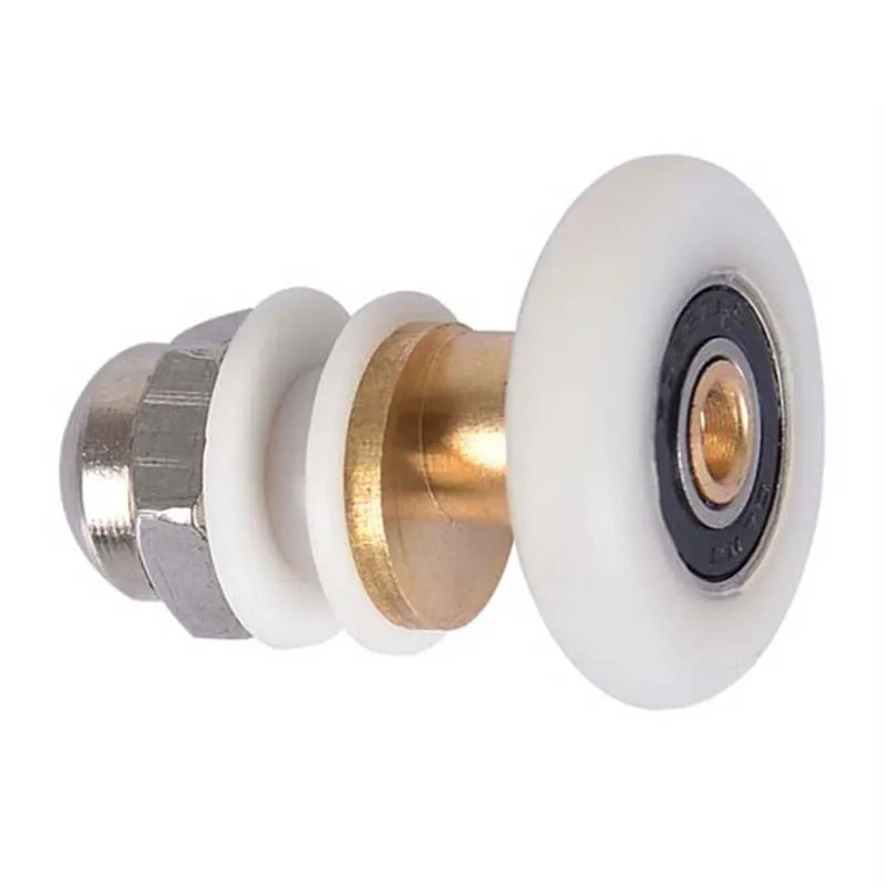 Бесплатная доставка 8 шт. роликовая дорожка для раздвижных дверей колесо душевой