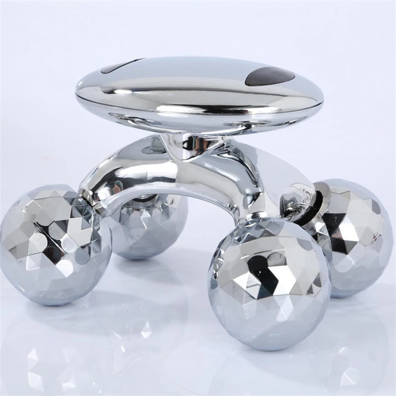 Roller Massager Beauty Body Slimming Massage 4 Adjustable Rollers Micro Electricity Skin Care Device Promote Collagen Production