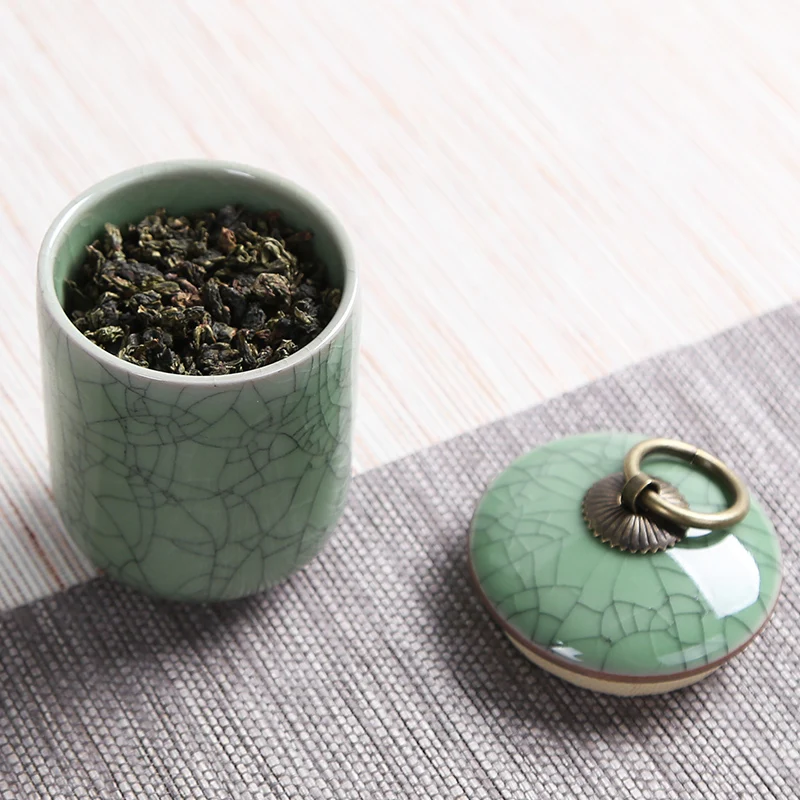 2019 Ge печь керамическая коробка для хранения чая чайные Банки мини 6 3*10 1 см банка