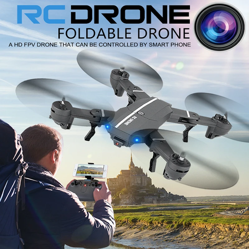 8807 Вт селфи Дрон с камерой мини Квадрокоптер WiFi fpv для квадрокоптерных