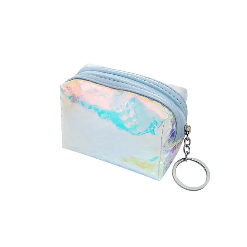 

Waterproof PVC Cute Laser Fish Scales Pattern Coin Purse Fashion Lovely Scale Design Multi-Purpose Coin Pouch Change Pouch