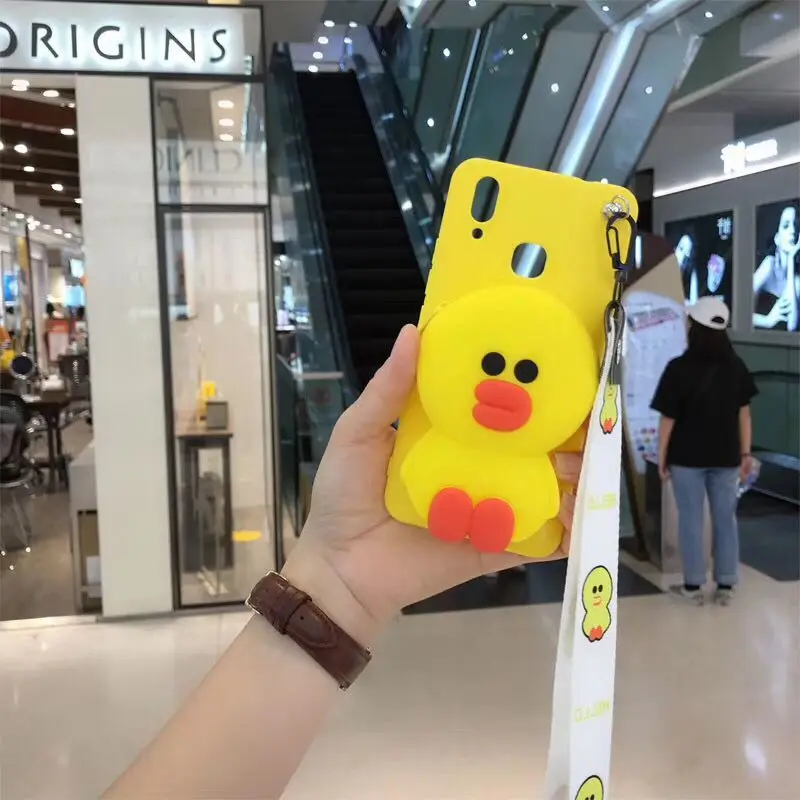 Мягкий чехол ORYKSZ с объемным мультяшным медведем Тоторо для Samsung Galaxy J710 J730 A9 Pro A5