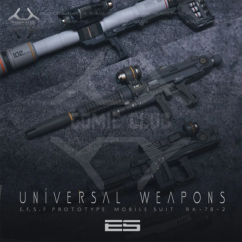 UNIVERSAL WEAPONS Comic Club Refitting набор GK смолы для Gundam MG 1/100 RX-78-2 происхождения универсальное оружие по бесконечным измерениям - Цвет: UNIVERSAL WEAPONS
