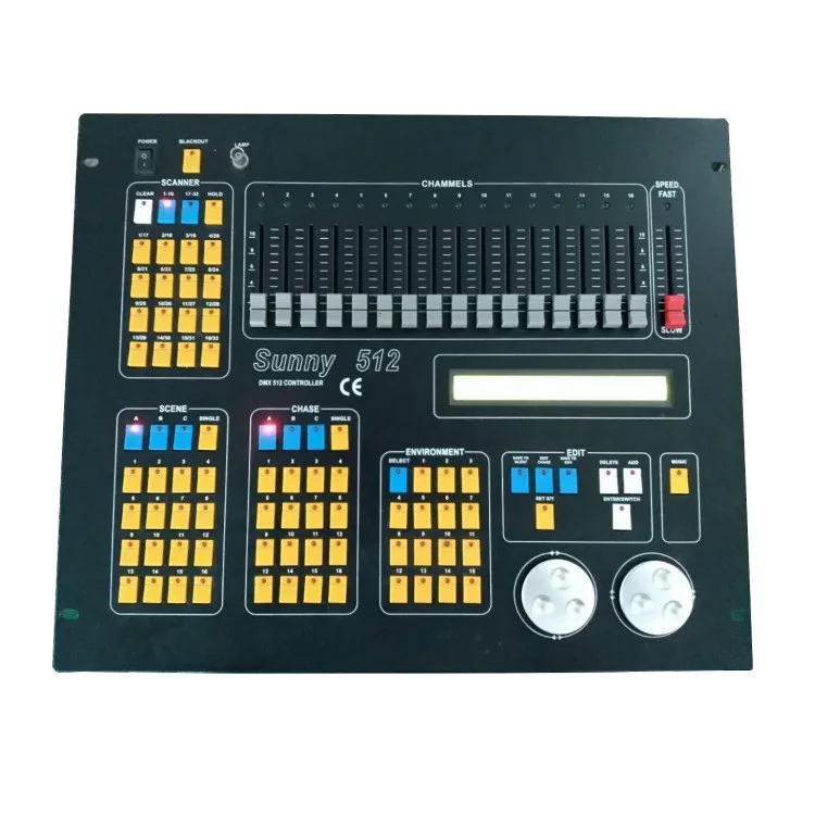 

Hot Sell Scanner DMX Console DMX512 DJ equipment 512 disco controller for Stage Lighting Wireless controller control
