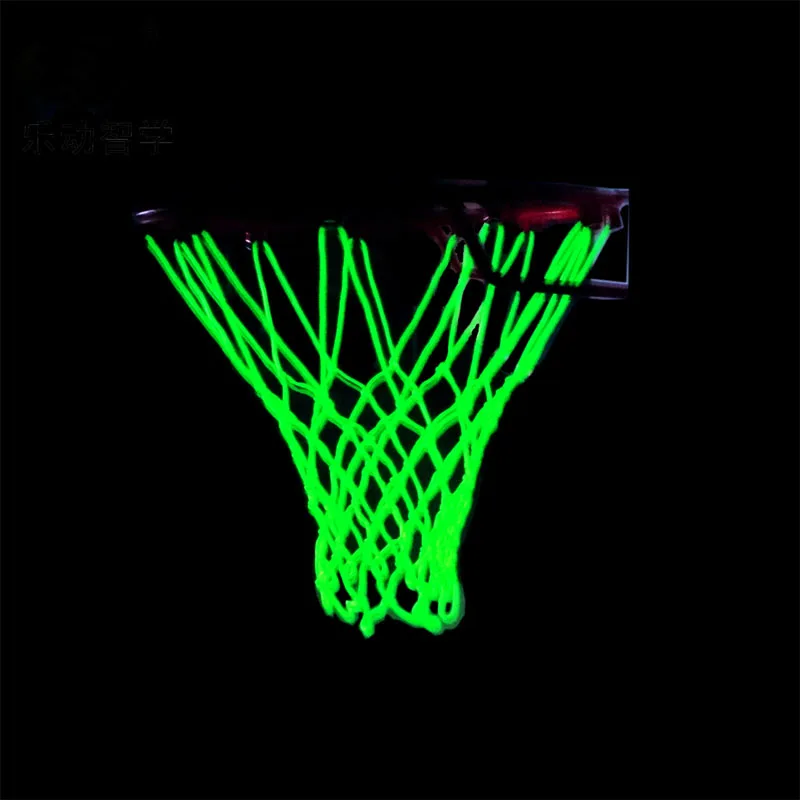 Светится в темноте светильник вверх баскетбольная сетка светящийся светящаяся