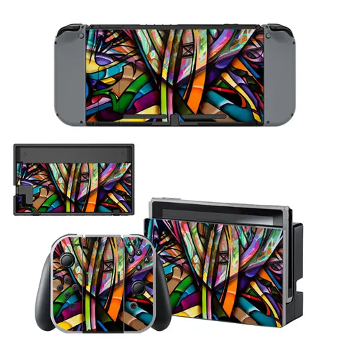 The Elder Scrolls V SkyrSkin наклейка vinilo для NintendoSwitch наклейка s скины для Nintend Switch NS консоль Joy-Con контроллеры - Цвет: YSNS0853
