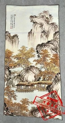 

Antique Brocade Embroidery Painting (Landscape)