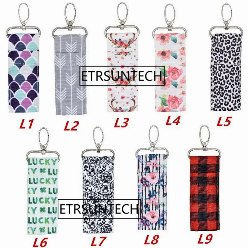 9 шт. Для женщин Русалка с леопардовым принтом букв Губная помада брелок для