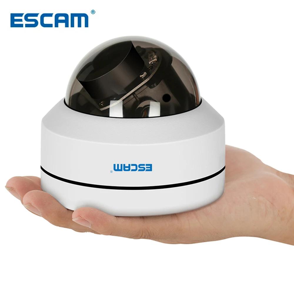 ESCAM PVR002 2MP 1080P IP Сетевая камера PTZ 4X Zoom 2 8 12 мм объектив водонепроницаемый PoE купол