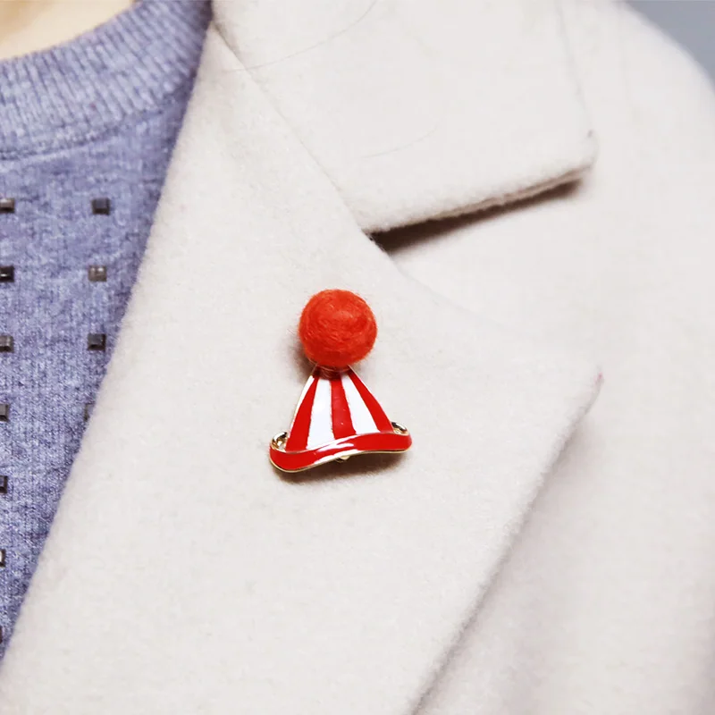 Funmor брошь шляпа эмалированные булавки украшения из войлока для женщин и девочек