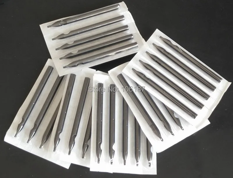 Одноразовые одноразовые пластиковые наконечники для татуировок с длинным