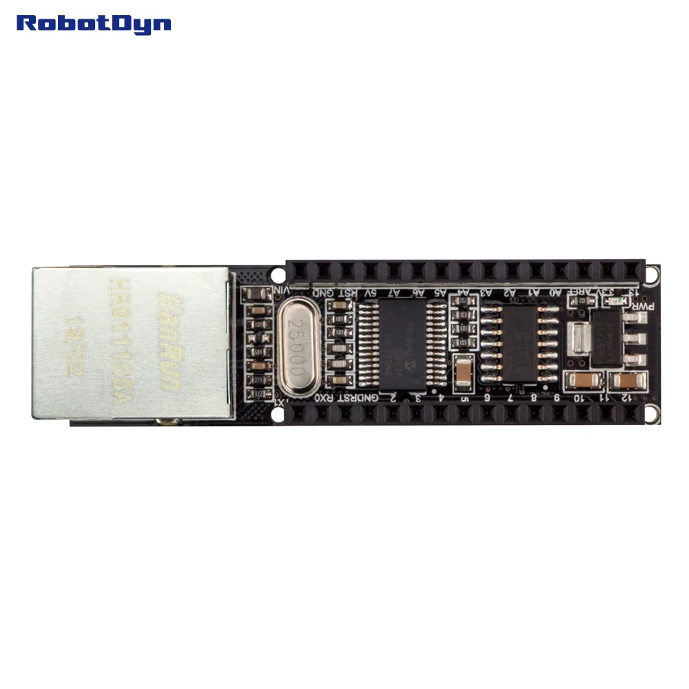 Экран Ethernet Nano V3-ENC28J60. Для использования с Arduino | Электронные компоненты и