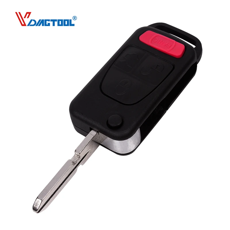 Чехол для автомобильного ключа VDIAGTOOL 3 + складной с лезвием HU39 Mercedes Benz MB ML350 ML500 ML320