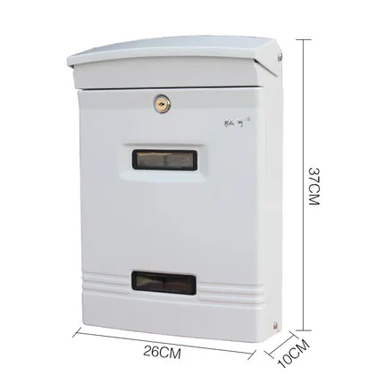 

Mailbox before the cabinet plate thickening aluminum box outdoor retro stainless steel post box