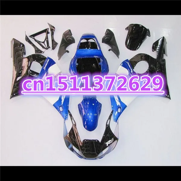100%new Fairing kit for (Dor) YZFR6 98-02 YZF R6 98 99 00 01 02 blue white black YZF600 1998 2002 ABS fairing parts | Автомобили и