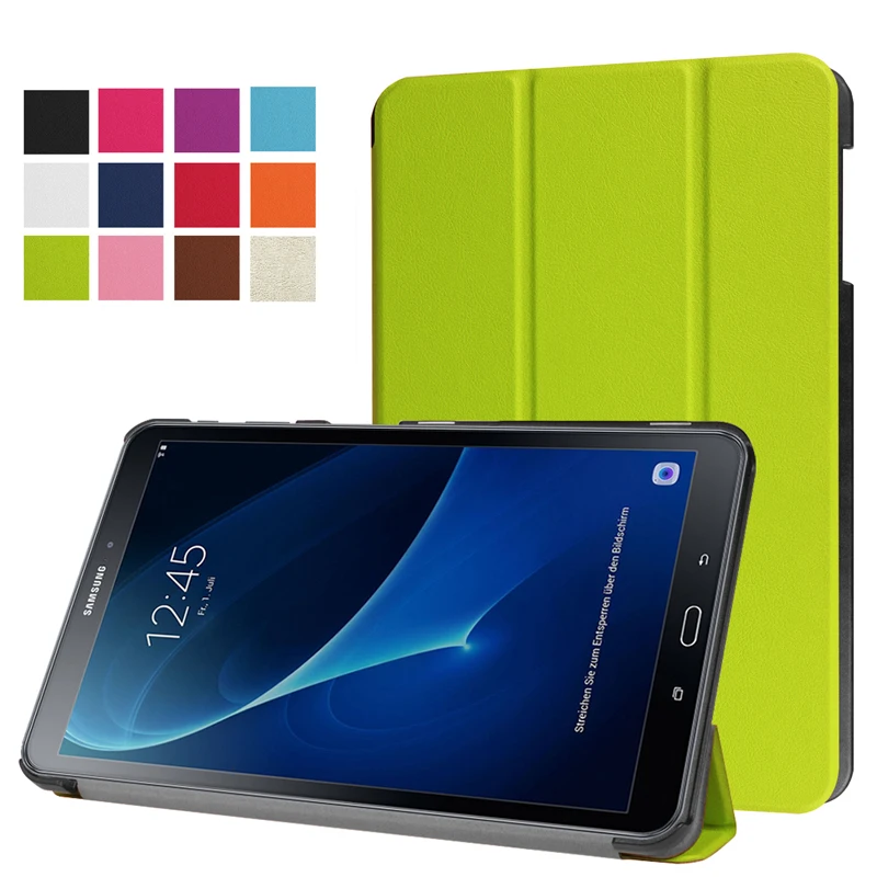 Для Samsung Galaxy Tab A 10 1 без S Pen T580/T585 чехол дюймов защитный складной подставка для A6 1|for