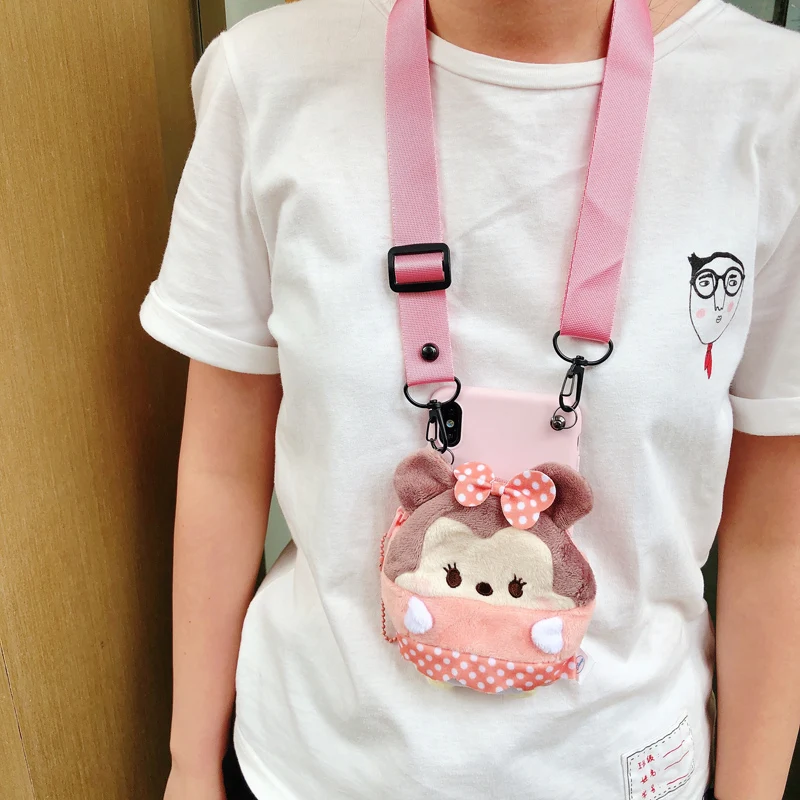 as the picture Чехол Sam S9 plus с мультяшным рисунком, розовая панталонница Totoro Lotso для samsung Galaxy S10 S8 Note8 note9 S7 edge+ ремешок - Цвет: as the picture
