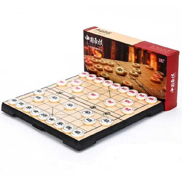 25*25*2 cm Portable Chinese Chess Set Magnetic Foldable Board Game Xiangqi Travel for Entertainment family game | Спорт и