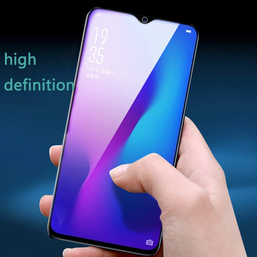 Закаленное стекло 9D для OPPO K1 K3 A9 100 шт./партия защита экрана полное покрытие