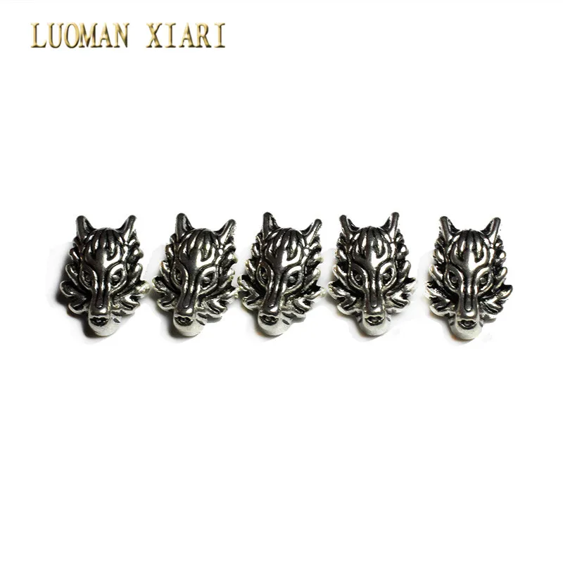 10 шт./20 шт./партия бусины разделители в виде головы дракона|beads charms|charm diybead spacers |