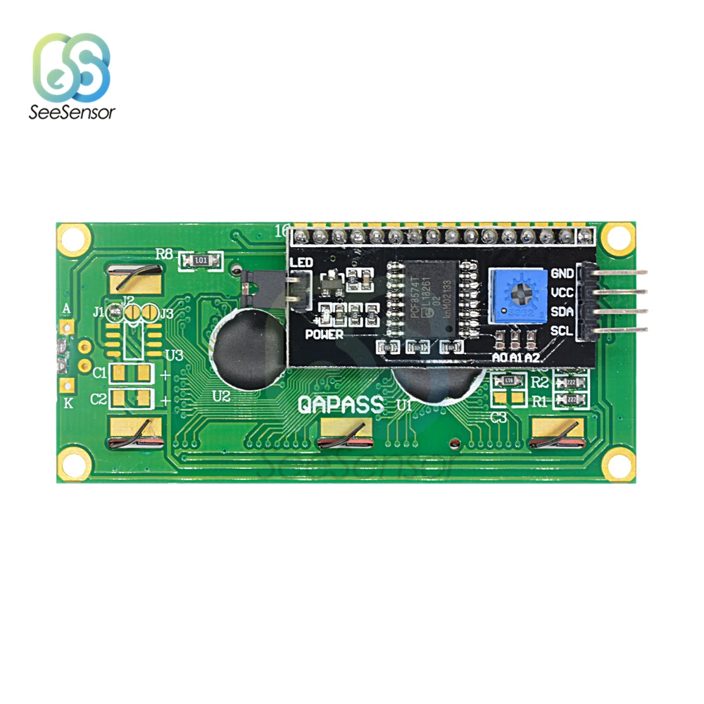 Модуль ЖК-дисплея 1602 синий экран с IIC/I2C 16x2 модуль для arduino | Инструменты