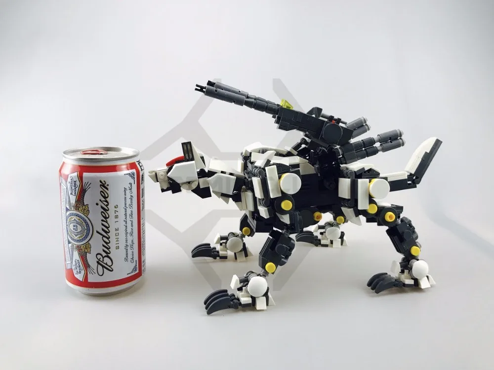 Конструктор MOC из комиксного клуба в наличии робот белый волк оригинальная экшн